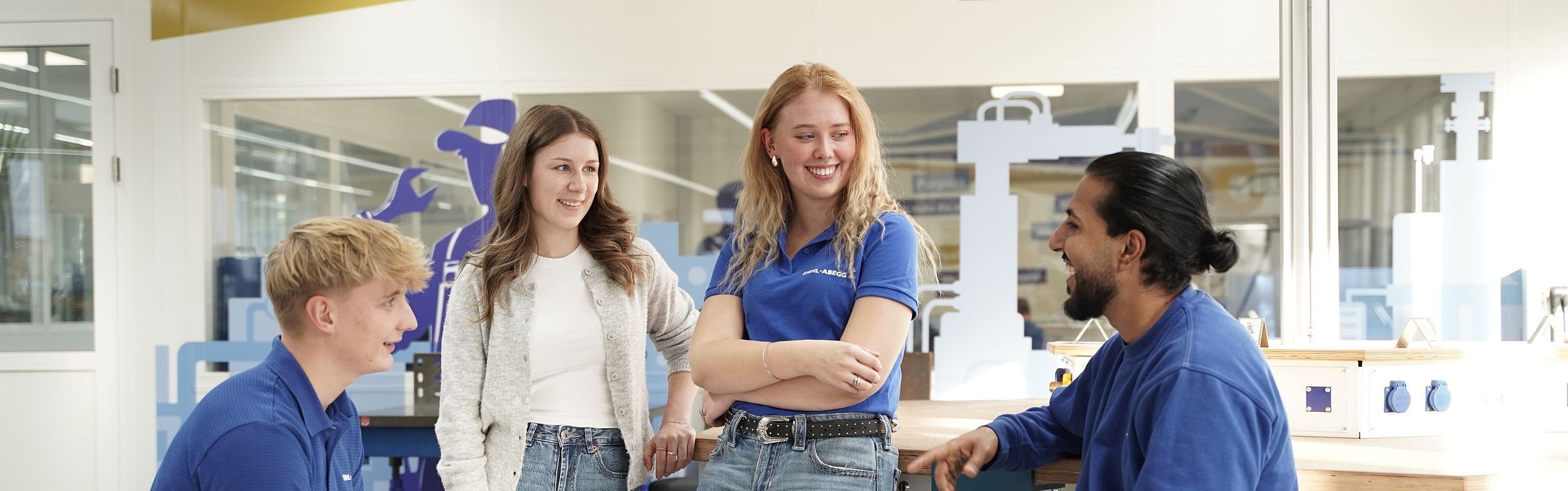 ZIEHL-ABEGG apprentices in conversation
